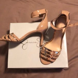 Jessica Simpson open toe heels